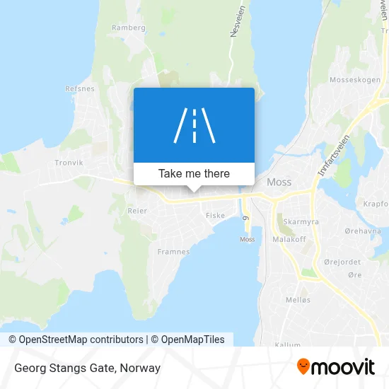 Georg Stangs Gate map