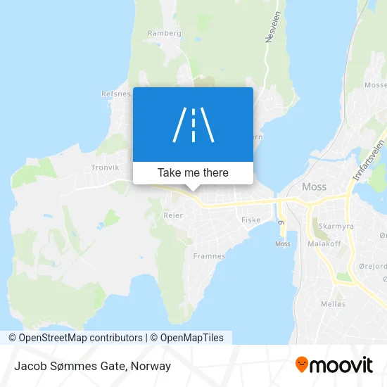 Jacob Sømmes Gate map