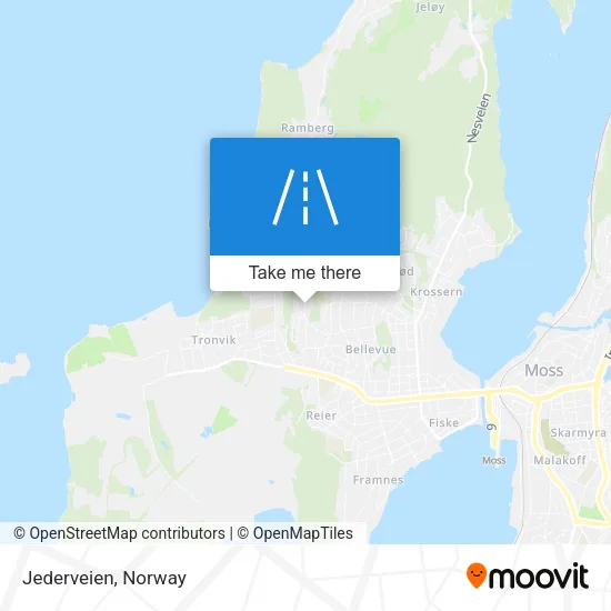 Jederveien map