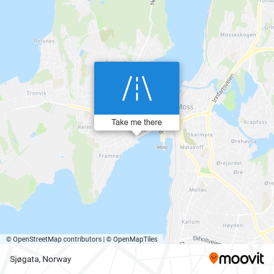 Sjøgata map