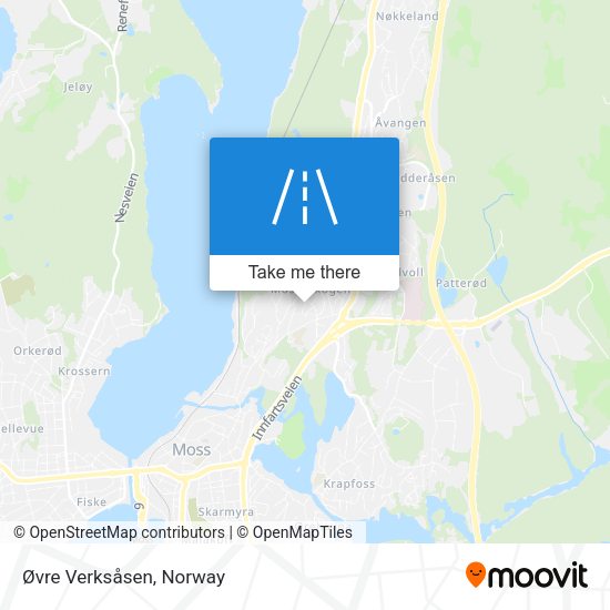 Øvre Verksåsen map