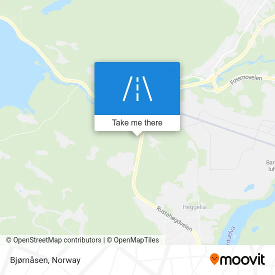 Bjørnåsen map