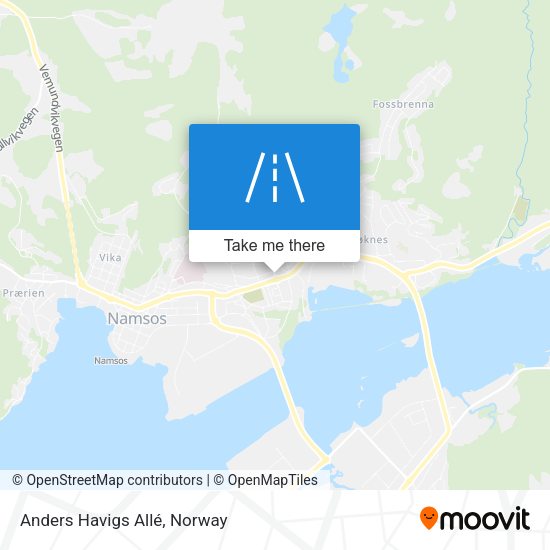 Anders Havigs Allé map