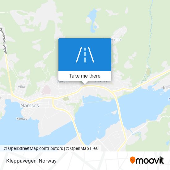 Kleppavegen map