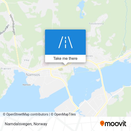 Namdalsvegen map