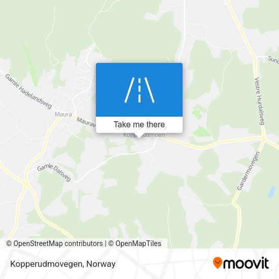 Kopperudmovegen map