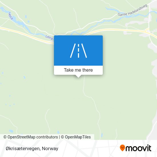 Økrisætervegen map