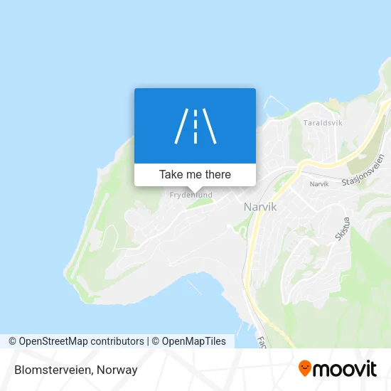 Blomsterveien map