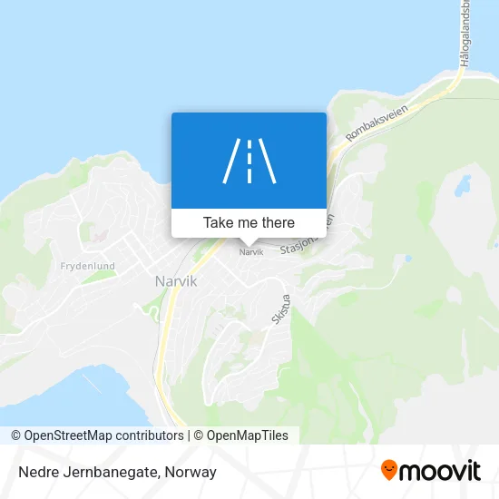 Nedre Jernbanegate map