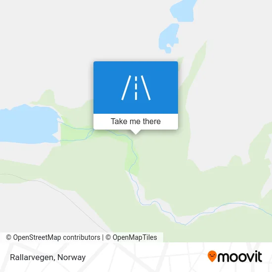 Rallarvegen map