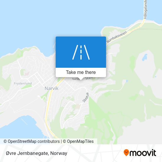 Øvre Jernbanegate map