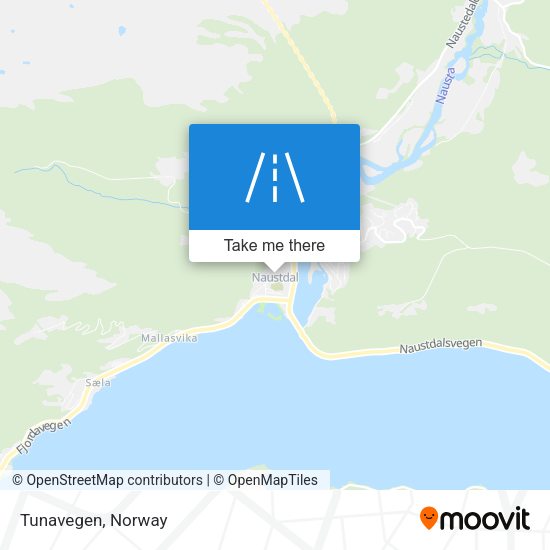 Tunavegen map