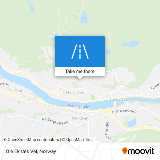 Ole Eknæs Vei map