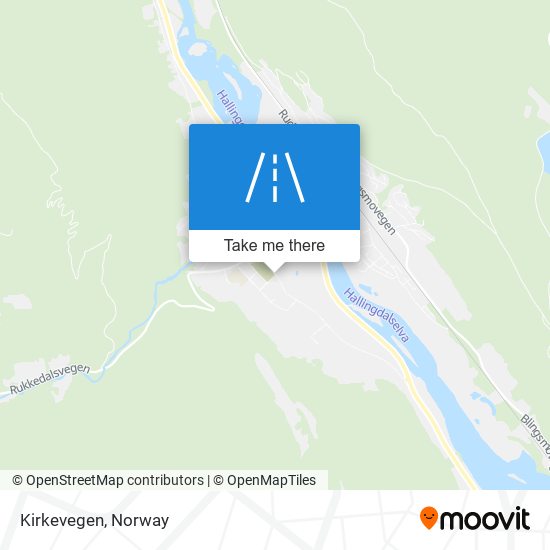 Kirkevegen map