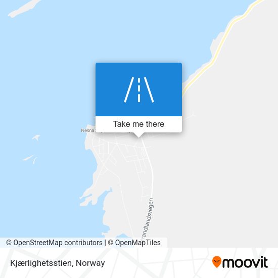 Kjærlighetsstien map
