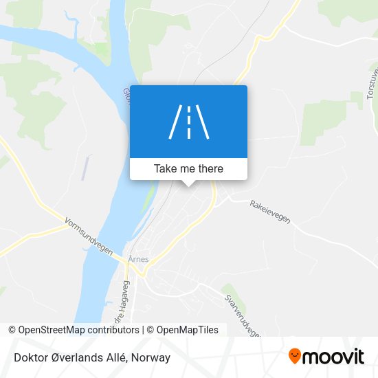 Doktor Øverlands Allé map