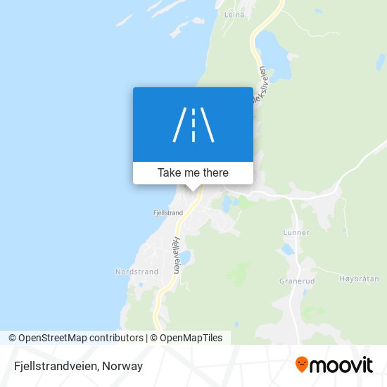 Fjellstrandveien map