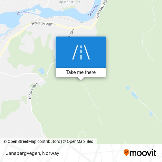 Jansbergvegen map