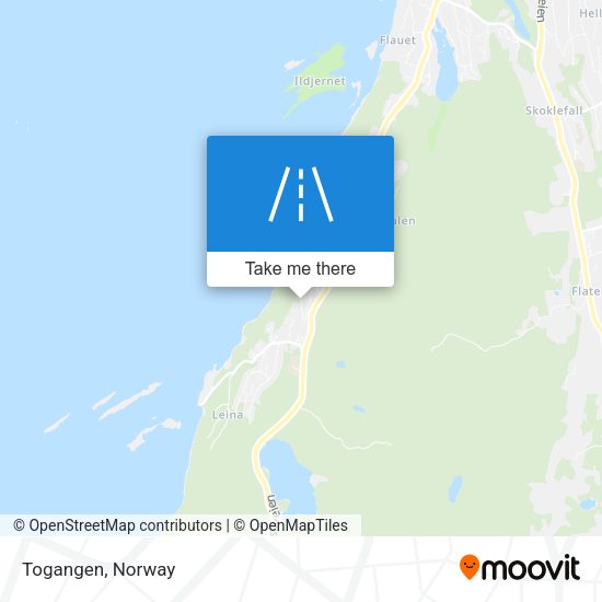 Togangen map