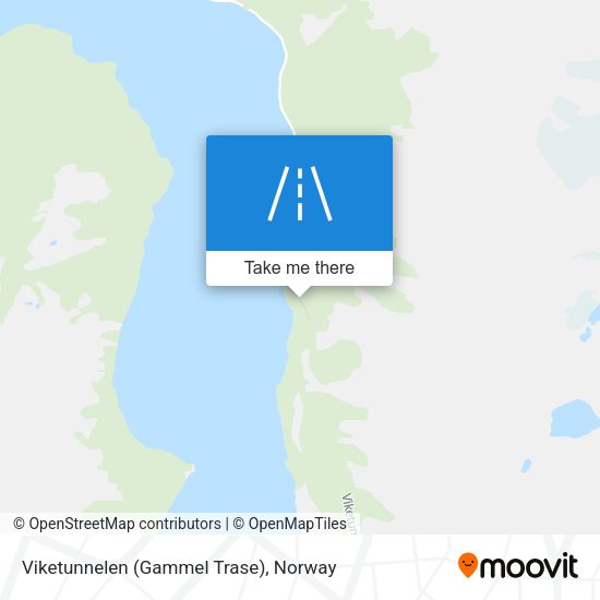 Viketunnelen (Gammel Trase) map