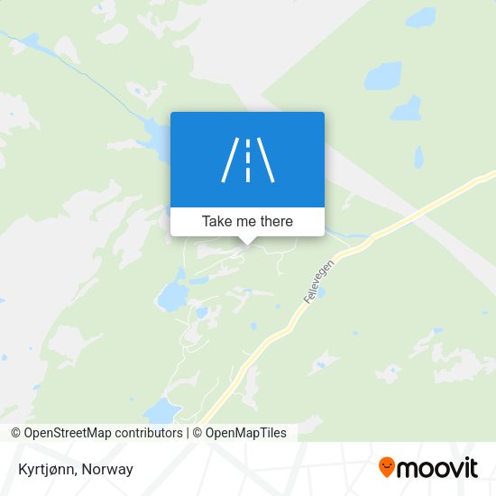 Kyrtjønn map