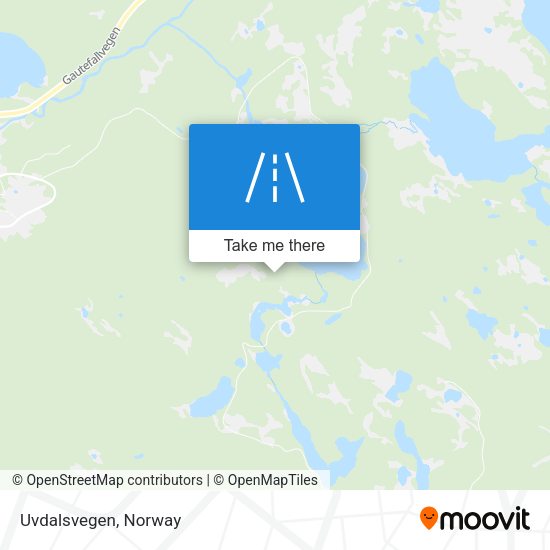 Uvdalsvegen map