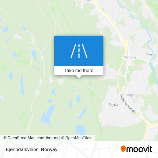 Bjønndalsveien map