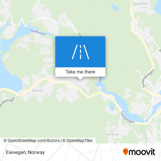 Eievegen map