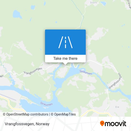 Vrangfossvegen map