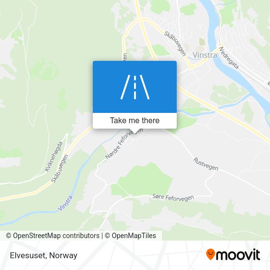 Elvesuset map