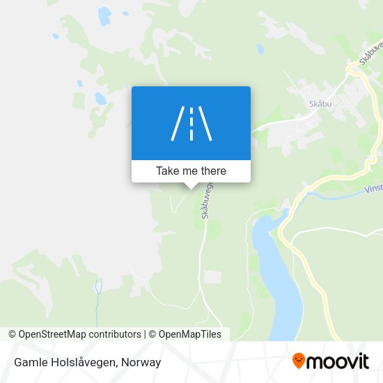 Gamle Holslåvegen map