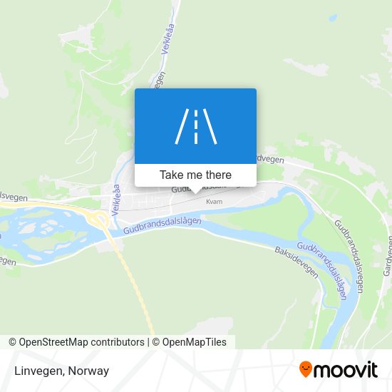 Linvegen map