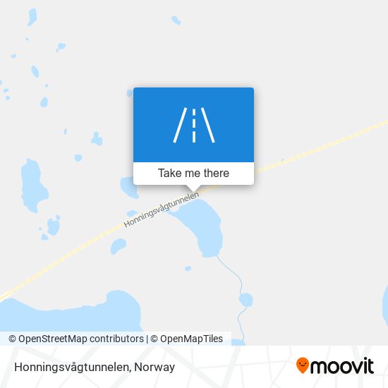 Honningsvågtunnelen map