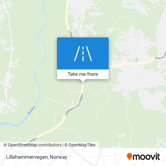 Lillehammervegen map