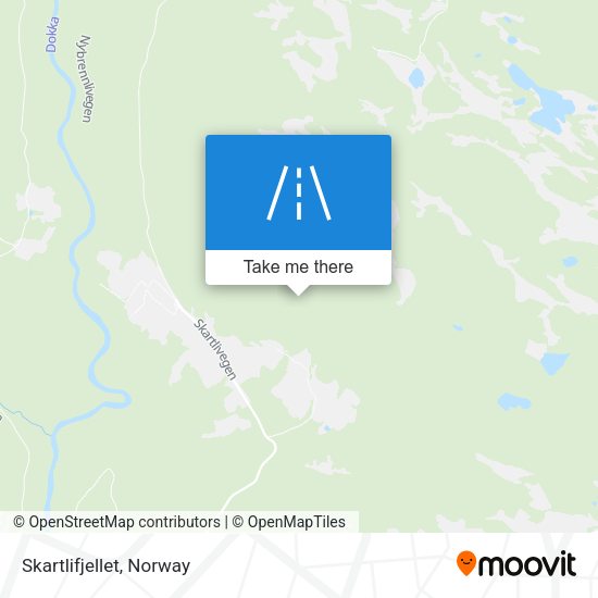 Skartlifjellet map