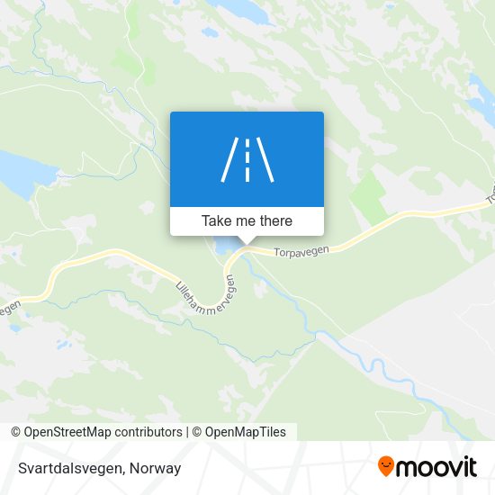 Svartdalsvegen map