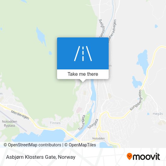 Asbjørn Klosters Gate map