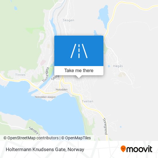 Holtermann Knudsens Gate map