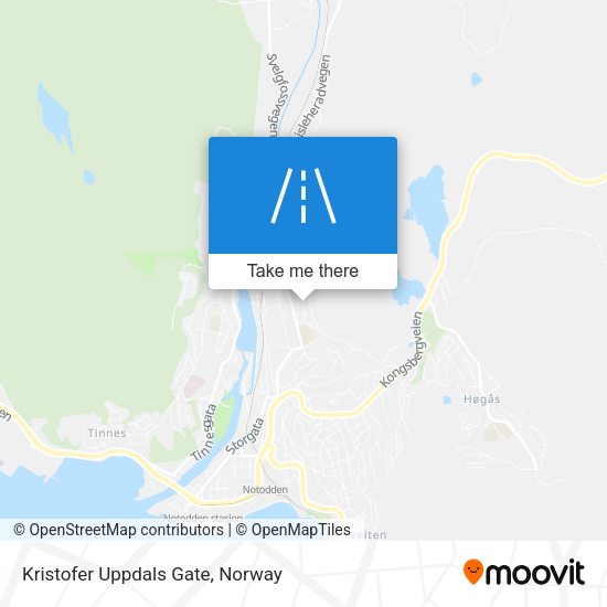 Kristofer Uppdals Gate map