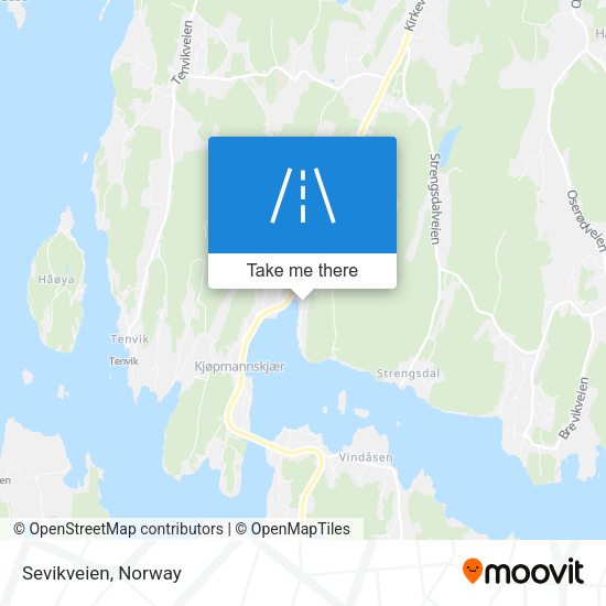 Sevikveien map