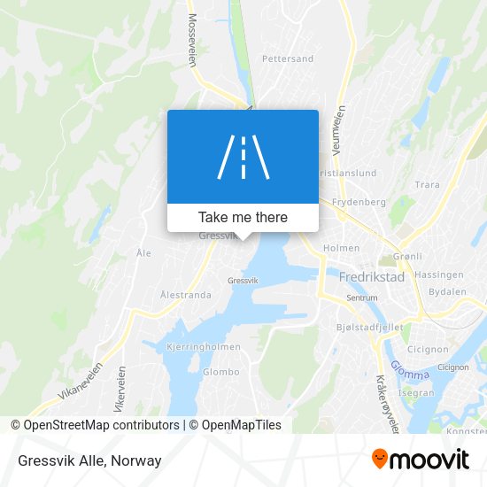 Gressvik Alle map