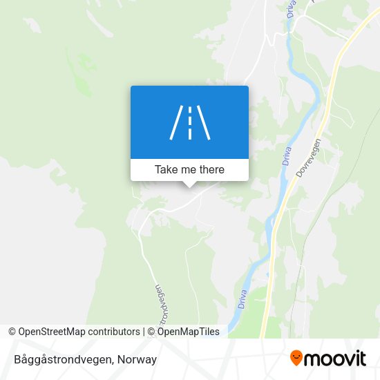 Båggåstrondvegen map