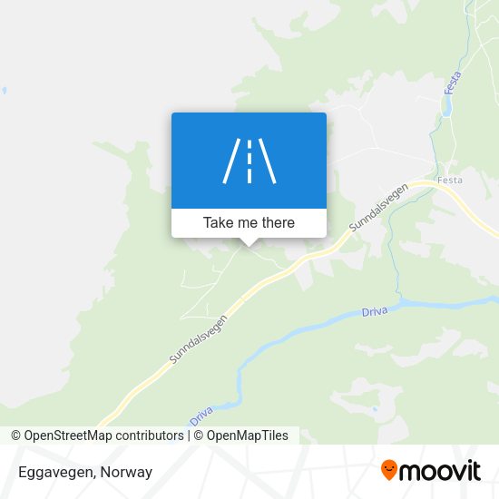 Eggavegen map