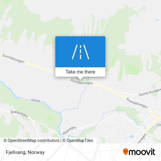 Fjellvang map