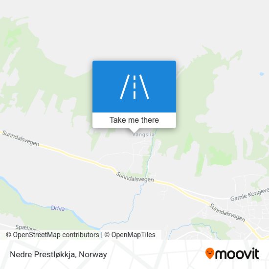 Nedre Prestløkkja map