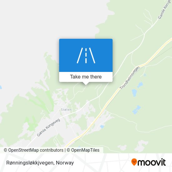 Rønningsløkkjvegen map