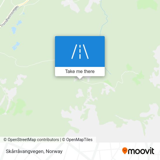 Skårråvangvegen map