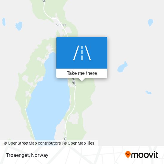 Trøaenget map