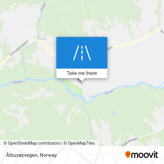 Ålbusøyvegen map