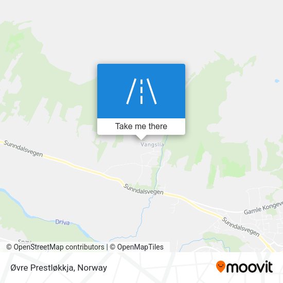 Øvre Prestløkkja map